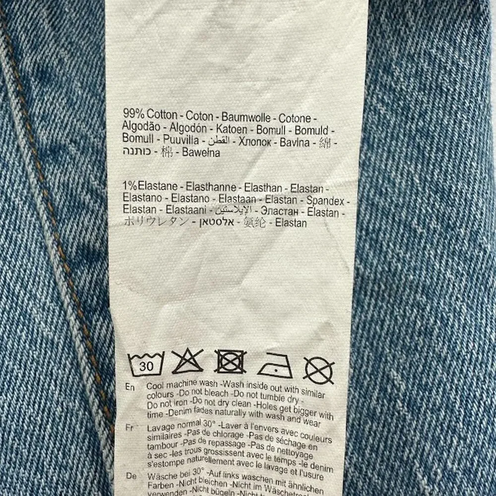 Rollas Jeans Womens 28 Blue Dusters High Rise Slim Straight Stretch Pockets